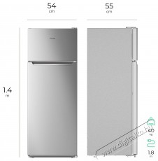 Siguro TF-J240S Fresh Hűtőszekrény Konyhai termékek - Hűtő, fagyasztó (szabadonálló) - Felülfagyasztós kombinált hűtő - 500672