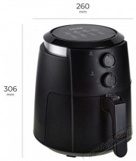 Siguro AF-G250B Easy Fry Airfryer Konyhai termékek - Konyhai kisgép (sütés / főzés / hűtés / ételkészítés) - Olajsütő - 503861