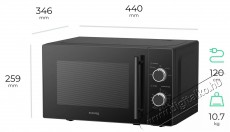 Siguro MO-B130B Element Mikrohullámú sütő Konyhai termékek - Mikrohullámú sütő - Mikrohullámú sütő (szabadonálló) - 503886
