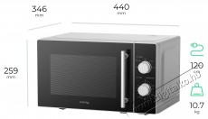Siguro MO-B130S Element Mikrohullámú sütő Konyhai termékek - Mikrohullámú sütő - Mikrohullámú sütő (szabadonálló) - 503887