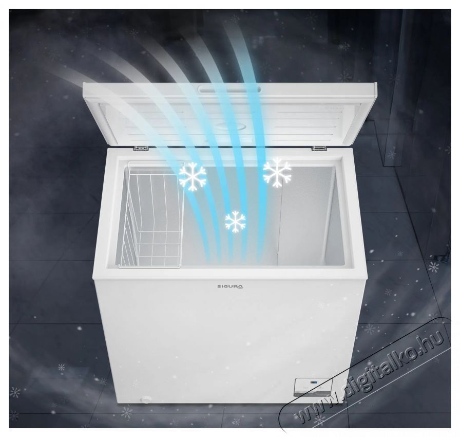 Siguro CF-F16W Fast Freeze 199 Konyhai term&eacute;kek - Hűtő, fagyaszt&oacute; (szabadon&aacute;ll&oacute;) - Fagyaszt&oacute;szekr&eacute;ny - 504556