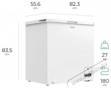 Siguro CF-F16W Fast Freeze 199 Konyhai term&eacute;kek - Hűtő, fagyaszt&oacute; (szabadon&aacute;ll&oacute;) - Fagyaszt&oacute;szekr&eacute;ny - 504556