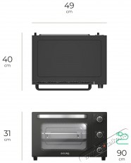 Siguro CO-E280B Perfect Roast & Grill Compact Konyhai termékek - Sütő-főzőlap, tűzhely (szabadonálló) - Mini sütő / mini grill / mini konyha - 504557