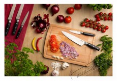 Siguro Sugoi 5 db-os késkészlet + fa blokk késélezővel Konyhai termékek - Konyhai eszköz - Kés / olló - 504898