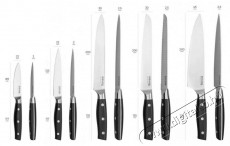 Siguro Sugoi 5 db-os késkészlet + fa blokk késélezővel Konyhai termékek - Konyhai eszköz - Kés / olló - 504898