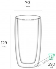 Siguro Caffe Latte Thermo pohár, 290 ml, 2 db Konyhai termékek - Kávéfőző / kávéörlő / kiegészítő - Kávés pohár / csésze - 504874