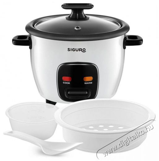 Siguro RC-A350W Rice Chef, gőzölő kosár Konyhai termékek - Konyhai kisgép (sütés / főzés / hűtés / ételkészítés) - Rizsfőző - 504873