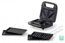 Siguro SM-A200SU Golden Toast 3in1 Konyhai termékek - Konyhai kisgép (sütés / főzés / hűtés / ételkészítés) - Melegszendvics / gofri sütő - 504870