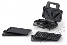 Siguro SM-D131S Perfect Toast 3in1 Konyhai termékek - Konyhai kisgép (sütés / főzés / hűtés / ételkészítés) - Melegszendvics / gofri sütő - 504876