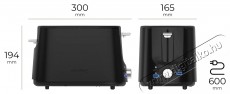 Siguro TO-G310DM Double Slot Konyhai termékek - Konyhai kisgép (sütés / főzés / hűtés / ételkészítés) - Kenyérpirító - 504879