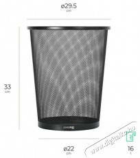 Siguro Easy Bin, 16 l, fekete Háztartás / Otthon / Kültér - Lakásfelszerelés - Szemetes - 504892