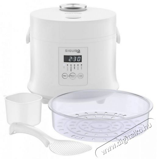 Siguro RC-R301W Rice Master Digital, pároló kosárral Konyhai termékek - Konyhai kisgép (sütés / főzés / hűtés / ételkészítés) - Rizsfőző - 504880