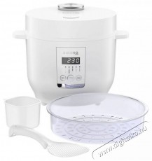 Siguro RC-R701W Rice Master Digital gőzölővel Konyhai termékek - Konyhai kisgép (sütés / főzés / hűtés / ételkészítés) - Rizsfőző - 504881