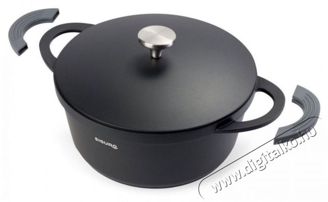 Siguro Stagione Fazék, 28 cm fekete Konyhai termékek - Edény - Fazék / lábas - 504882