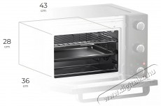 Siguro CO-E480SU Perfect Roast and Grill Konyhai termékek - Sütő-főzőlap, tűzhely (szabadonálló) - Mini sütő / mini grill / mini konyha - 504907