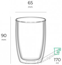 Siguro Capuccino Thermo pohár, 170 ml, 2 db Újdonságok - Új termékek - 503770