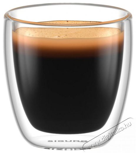 Siguro Espresso Thermo pohár, 90 ml, 2 db Konyhai termékek - Kávéfőző / kávéörlő / kiegészítő - Kávés pohár / csésze - 504868