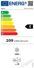 Siguro UF-D310W Fast Freeze 166 Konyhai termékek - Hűtő, fagyasztó (szabadonálló) - Fagyasztószekrény - 509119