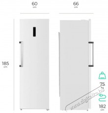 Siguro UF-J640W Frost Master Konyhai termékek - Hűtő, fagyasztó (szabadonálló) - Fagyasztószekrény - 509129