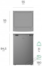 Siguro TT-E250S Chill and Freeze Konyhai termékek - Hűtő, fagyasztó (szabadonálló) - Mini hűtő / minibár - 509561