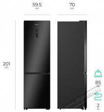 Siguro BF-A241Y Premium Konyhai termékek - Hűtő, fagyasztó (szabadonálló) - Alulfagyasztós kombinált hűtő - 509294