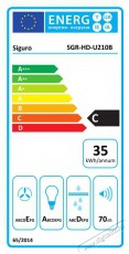 Siguro HD-U210B Under Hood Konyhai termékek - Páraelszívó - Hagyományos - 509658