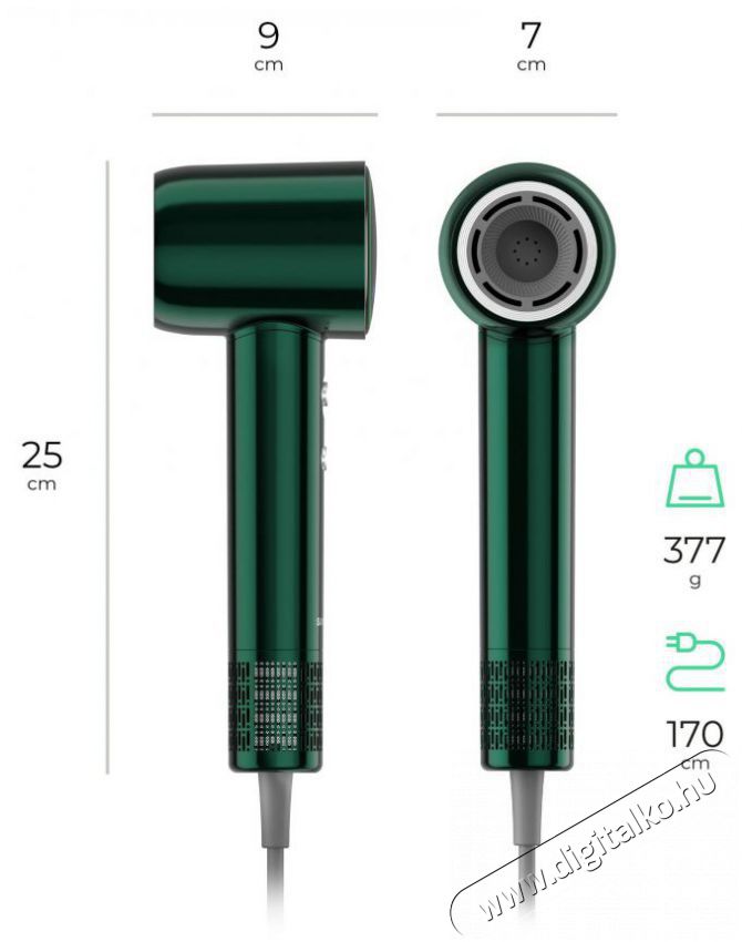 Siguro HR-I451E Forest Flow Sz&eacute;ps&eacute;g&aacute;pol&aacute;s / Eg&eacute;szs&eacute;g - Haj&aacute;pol&aacute;s - Hajsz&aacute;r&iacute;t&oacute; - 510697