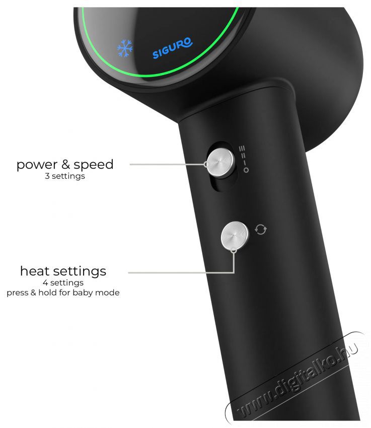 Siguro HR-I550B Twilight Flow Premium Sz&eacute;ps&eacute;g&aacute;pol&aacute;s / Eg&eacute;szs&eacute;g - Haj&aacute;pol&aacute;s - Hajsz&aacute;r&iacute;t&oacute; - 510691