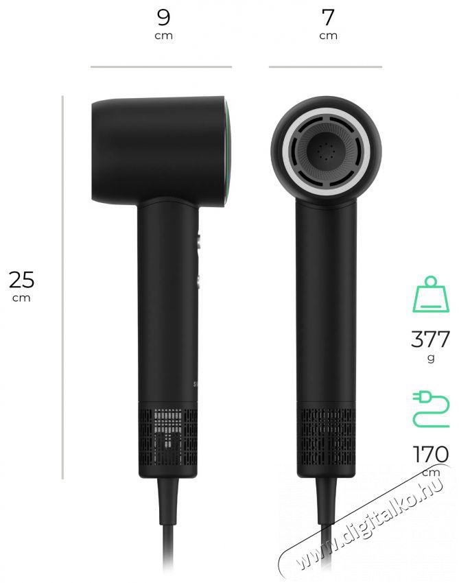 Siguro HR-I550B Twilight Flow Premium Sz&eacute;ps&eacute;g&aacute;pol&aacute;s / Eg&eacute;szs&eacute;g - Haj&aacute;pol&aacute;s - Hajsz&aacute;r&iacute;t&oacute; - 510691