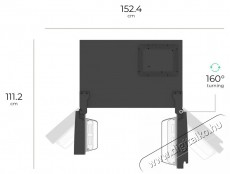 Siguro MD-D233S Essentials Konyhai termékek - Hűtő, fagyasztó (szabadonálló) - Amerikai típusú Side By Side hűtő - 509303
