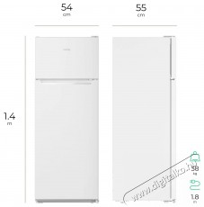 Siguro TF-J140W Fresh Konyhai termékek - Hűtő, fagyasztó (beépíthető) - Felülfagyasztós kombinált hűtő - 509299