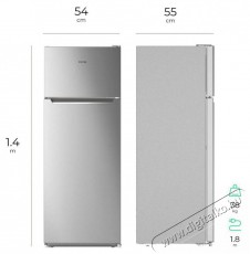 Siguro TF-J140Y Fresh Konyhai termékek - Hűtő, fagyasztó (szabadonálló) - Felülfagyasztós kombinált hűtő - 509323