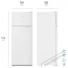 Siguro TF-J240W Fresh Konyhai termékek - Hűtő, fagyasztó (szabadonálló) - Felülfagyasztós kombinált hűtő - 509325