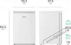 Siguro TT-D241W Essentials Konyhai termékek - Hűtő, fagyasztó (szabadonálló) - Fagyasztó nélküli hűtő - 509290