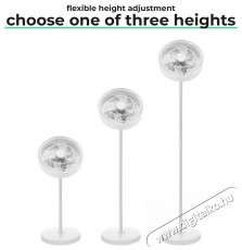 Siguro FN-P400W Lumi + lámpa Háztartás / Otthon / Kültér - Ventilátor / Légkondicionáló - Álló / padló ventilátor - 512365