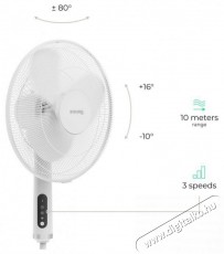 Siguro FN-K35 Summer Wind White Háztartás / Otthon / Kültér - Ventilátor / Légkondicionáló - Álló / padló ventilátor - 512350