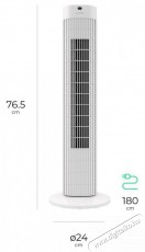 Siguro FN-P35 Velvet Wind White Háztartás / Otthon / Kültér - Ventilátor / Légkondicionáló - Álló / padló ventilátor - 512346