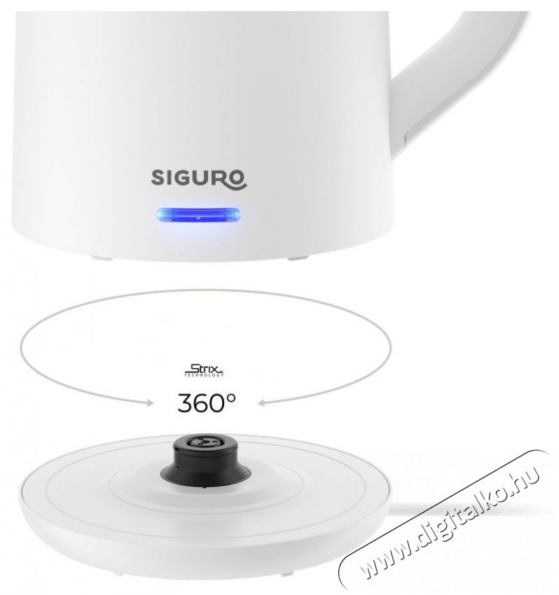 Siguro EK-P360W Perth Konyhai term&eacute;kek - V&iacute;zforral&oacute; / teafőző - 513220