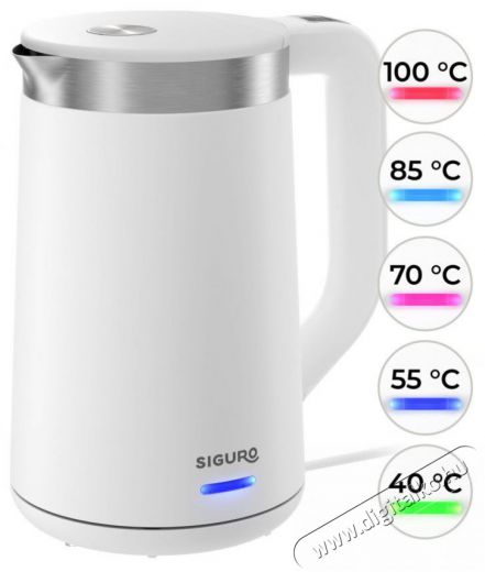 Siguro EK-P360W Perth Konyhai term&eacute;kek - V&iacute;zforral&oacute; / teafőző - 513220