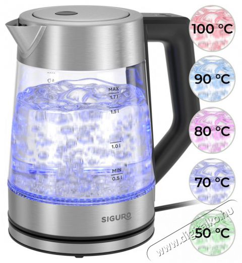 Siguro EK-S390GL Adelaide Konyhai term&eacute;kek - V&iacute;zforral&oacute; / teafőző - 513217