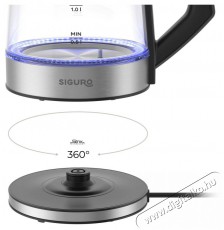 Siguro EK-S390GL Adelaide Konyhai term&eacute;kek - V&iacute;zforral&oacute; / teafőző - 513217