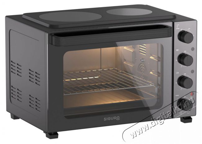Siguro CO-G480B Perfect Roast & Cook Konyhai termékek - Sütő-főzőlap, tűzhely (szabadonálló) - Mini sütő / mini grill / mini konyha - 519159