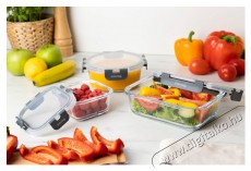 Siguro Glass Seal élelmiszertároló edény 1,0 l, 7,5 x 21 x 16,5 cm Konyhai termékek - Edény - Ételtároló - 519161