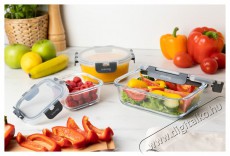 Siguro Glass Seal élelmiszertároló edény 1,5 l, 7,5 x 23,5 x 18 cm Konyhai termékek - Edény - Ételtároló - 519163