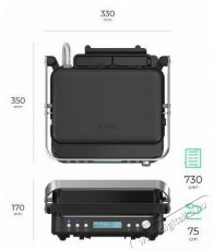 Siguro CG-S500B Grill Mate Ultimate Konyhai termékek - Konyhai kisgép (sütés / főzés / hűtés / ételkészítés) - Kontakt grill sütő / sütőlap - 521511