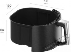 Siguro AF-C350B Air Fry Ceramic Konyhai term&eacute;kek - Konyhai kisg&eacute;p (s&uuml;t&eacute;s / főz&eacute;s / hűt&eacute;s / &eacute;telk&eacute;sz&iacute;t&eacute;s) - L&eacute;gkever&eacute;ses főzőg&eacute;p / elektromos kukta / multifunkci&oacute;s s&uuml;tő - 520582