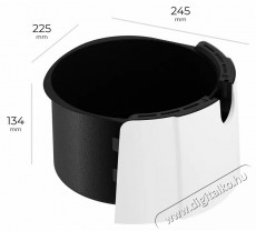 Siguro AF-G351W Easy Fry Plus Konyhai termékek - Konyhai kisgép (sütés / főzés / hűtés / ételkészítés) - Légkeveréses főzőgép / elektromos kukta / multifunkciós sütő - 520579