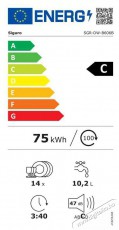 Siguro DW-B606B Efficlean Konyhai termékek - Mosogatógép - Normál (60cm) beépíthető mosogatógép - 520593