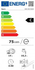 Siguro DW-F604S Efficlean Konyhai termékek - Mosogatógép - Normál (60cm) beépíthető mosogatógép - 520592