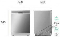 Siguro DW-F604S Efficlean Konyhai termékek - Mosogatógép - Normál (60cm) beépíthető mosogatógép - 520592